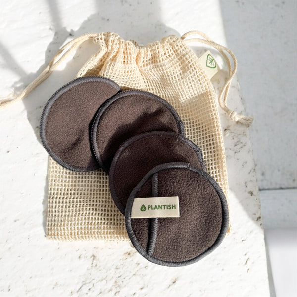 Reusable Bamboo Cotton Facial Round Set - Washable