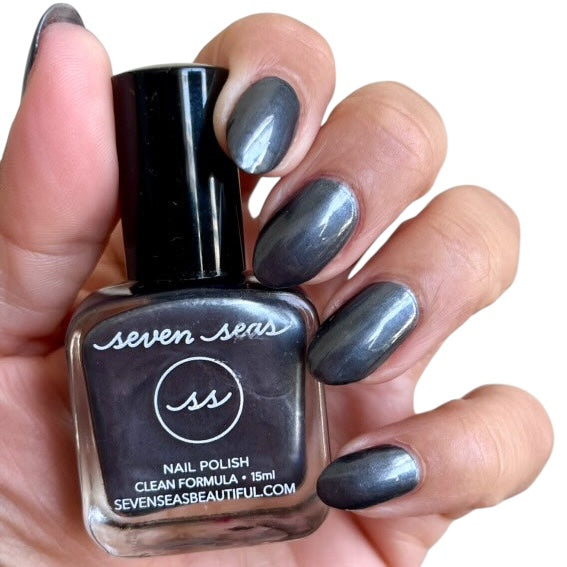 NEW! Clean Nail Polish - Black Pearl