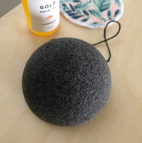 Charcoal Konjac Facial Sponge